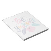 Bloc-note Soyez vous-même | Fleurs Pastel (Incliné)