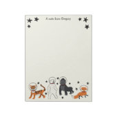 Bloc-note Space is Wild Animal Astronauts Writing Paper (Tourné)