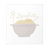 Bloc-note Spaghetti (Devant)