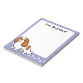 Bloc-note Spaniel Cavalier King Charles de dessin animé (Tourné)