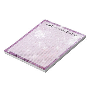 Bloc-note Sparkle Look rose