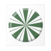 Bloc-note Spearmint Stripe (Devant)