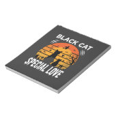Bloc-note Spécial Chat Noir Halloween Amour Design Gothique (Tourné)
