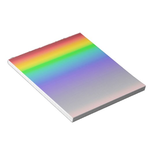 Bloc-note spectre solaire réel (Incliné)