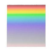 Bloc-note spectre solaire réel (Devant)