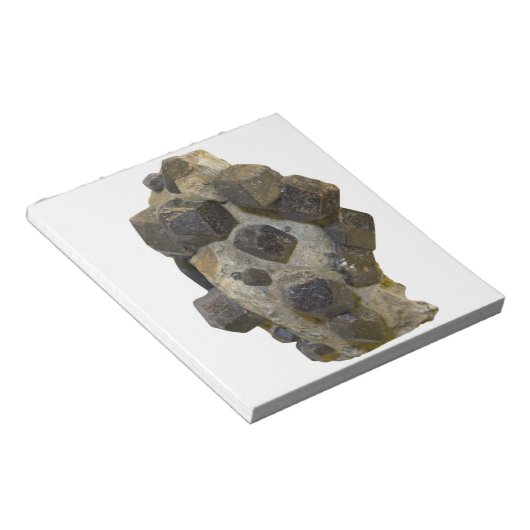 Bloc-note Spessartite dans la matrice (Incliné)