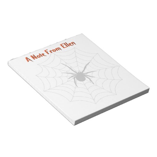 Bloc-note Spider Web (Incliné)