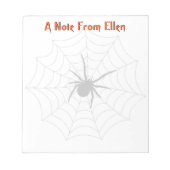 Bloc-note Spider Web (Devant)
