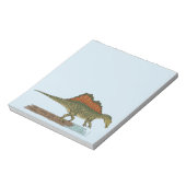 Bloc-note Spinosaure de Dinosaure Crétacé (Tourné)