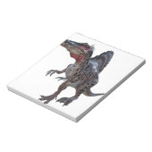 Bloc-note Spinosaurus en cours d'exécution (Tourné)