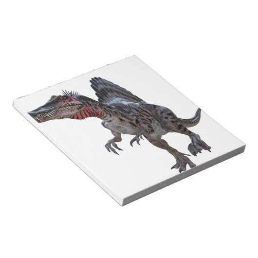 Bloc-note Spinosaurus en course (Incliné)
