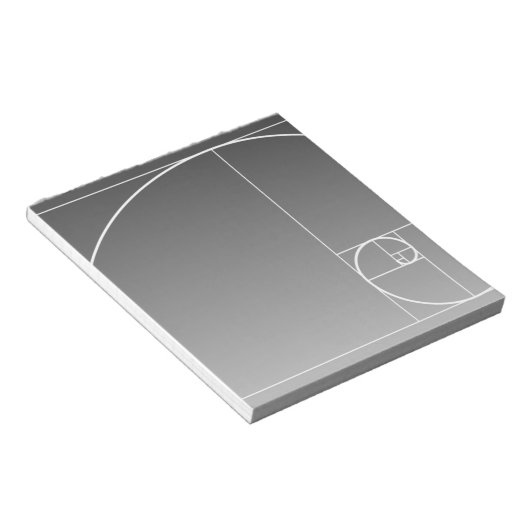 Bloc-note Spiral d'or blanc (Incliné)