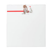 Bloc-note Spirale en papier blanc pour achats de Noël de Sli (Devant)