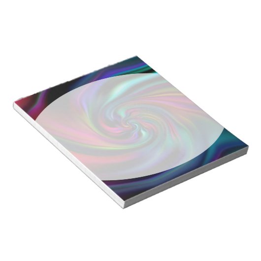 Bloc-note Spirales Arrière - plans Abstraites douces I (Incliné)