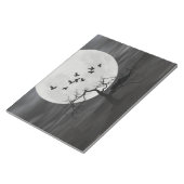 Bloc-note Spooky Ravens Flying Against the Full Moon (Incliné)