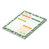 Bloc-note Spring Daisies and Vine Daily Planner (Tourné)