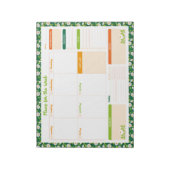 Bloc-note Spring Daisies & Vine Weekly Monday Start Planner (Tourné)