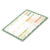 Bloc-note Spring Daisies & Vine Weekly Sunday Start Planner (Incliné)