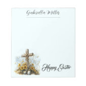 Bloc-note Spring Faith & Floral Easter Greeting (Devant)