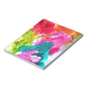 Bloc-note Spring Flowers watercolour abstract (Tourné)