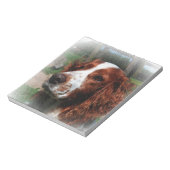 Bloc-note Springer Spaniel Chien Art (Tourné)