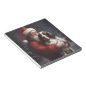 Bloc-note Springer Spaniel Père Noël Noël Festif (Incliné)