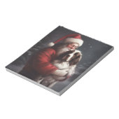 Bloc-note Springer Spaniel Père Noël Noël Festif (Tourné)