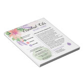 Bloc-note Springtime Floral Essential Oils Start Guide (Incliné)