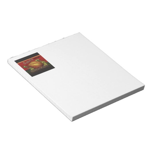 Bloc-note Squash Antique Végétal Étiquette Can (Incliné)