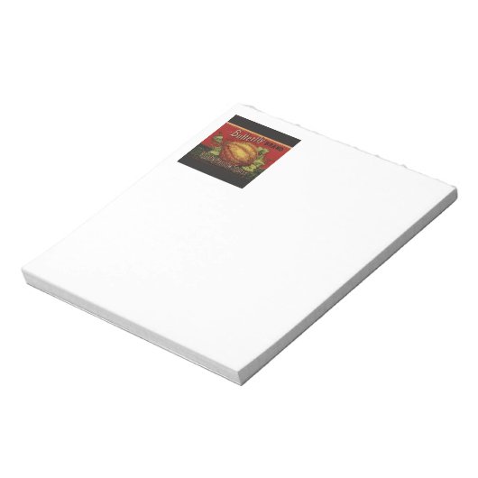 Bloc-note Squash Antique Végétal Étiquette Can (Tourné)