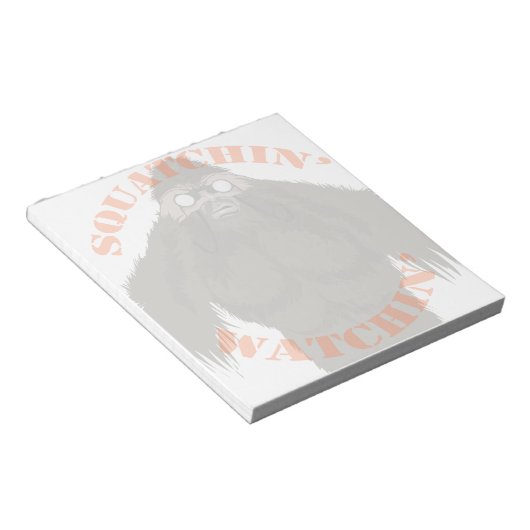 Bloc-note Squatchin' Watchin' Bigfoot Love Note Pad (Incliné)