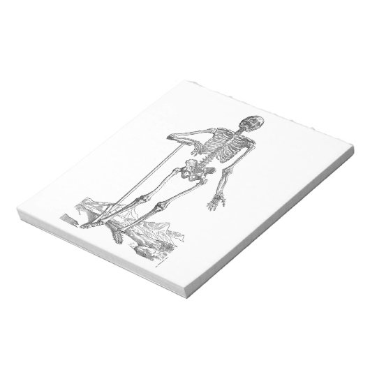 Bloc-note Squelette (Tourné)