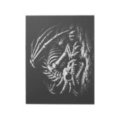 Bloc-note Squelette de dragon — par BurnsInHell (Tourné)