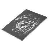Bloc-note Squelette de dragon — par BurnsInHell (Incliné)