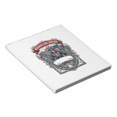 Bloc-note Squelette oncle Sam patriotique sombre Squelette p (Incliné)