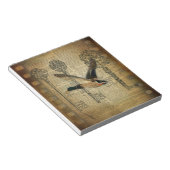 Bloc-note squelette rustique clés western country mallard du (Incliné)