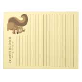 Bloc-note Squirrel Cute Bois de l'enfant (Devant)