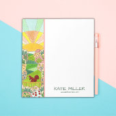 Bloc-note Squirrel Sunrise Garden Personnalisé