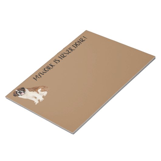 BLOC-NOTE ST. BERNARD NOTEPAD (Incliné)
