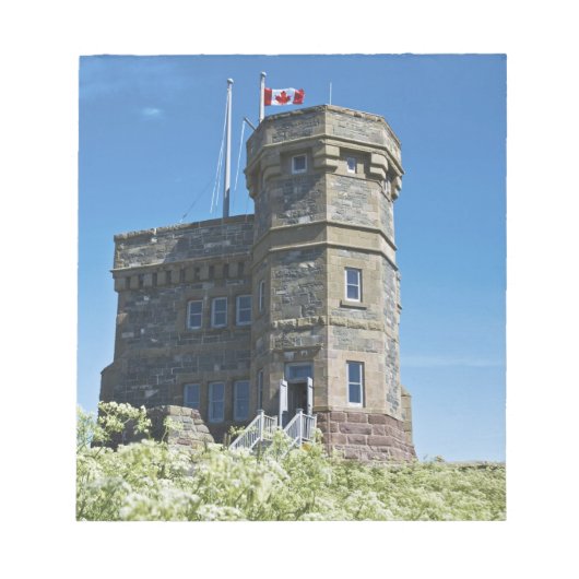 Bloc-note St. John's, Terre-Neuve, Canada, tour Cabot, (Devant)
