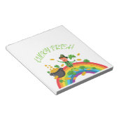 Bloc-note St. Patricks Day -Funny Lucky Irish Leprechaun (Incliné)
