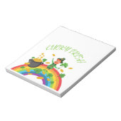 Bloc-note St. Patricks Day -Funny Lucky Irish Leprechaun (Tourné)