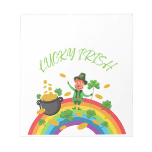 Bloc-note St. Patricks Day -Funny Lucky Irish Leprechaun