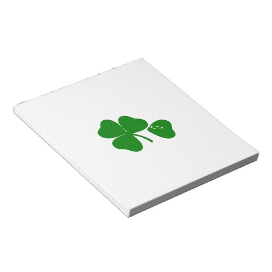 Bloc-note St Patrick's Day - Obtenez Lucky 3 + 1 feuilles =  (Incliné)