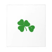 Bloc-note St Patrick's Day - Obtenez Lucky 3 + 1 feuilles =  (Devant)