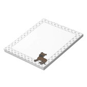 Bloc-note Staffie anglais bringé Chien de dessin animé migno (Tourné)
