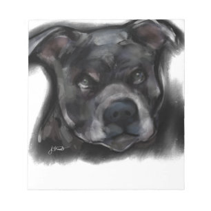 Bloc-note Staffordshire Terrier Américain