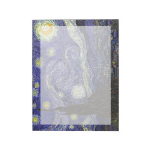 Bloc-note Starry Night, Vincent Van Gogh.