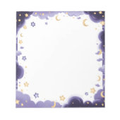 Bloc-note Starry Sky et Crescent Moon (Devant)