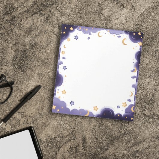 Bloc-note Starry Sky et Crescent Moon